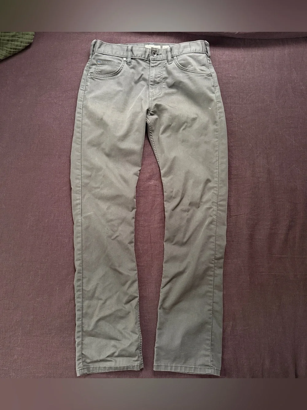 Patagonia Iron Clad Organic Cotton Pants Mens 30x32 Gray Straight Workwear Outdo